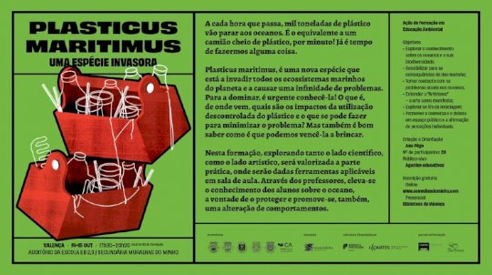 Formação 'PLASTICUS MARITIMUS, UMA ESPÉCIE INVASORA'